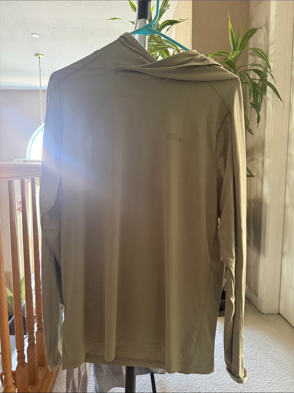 Eddie Bauer Neutral Beige Performance Hoodie